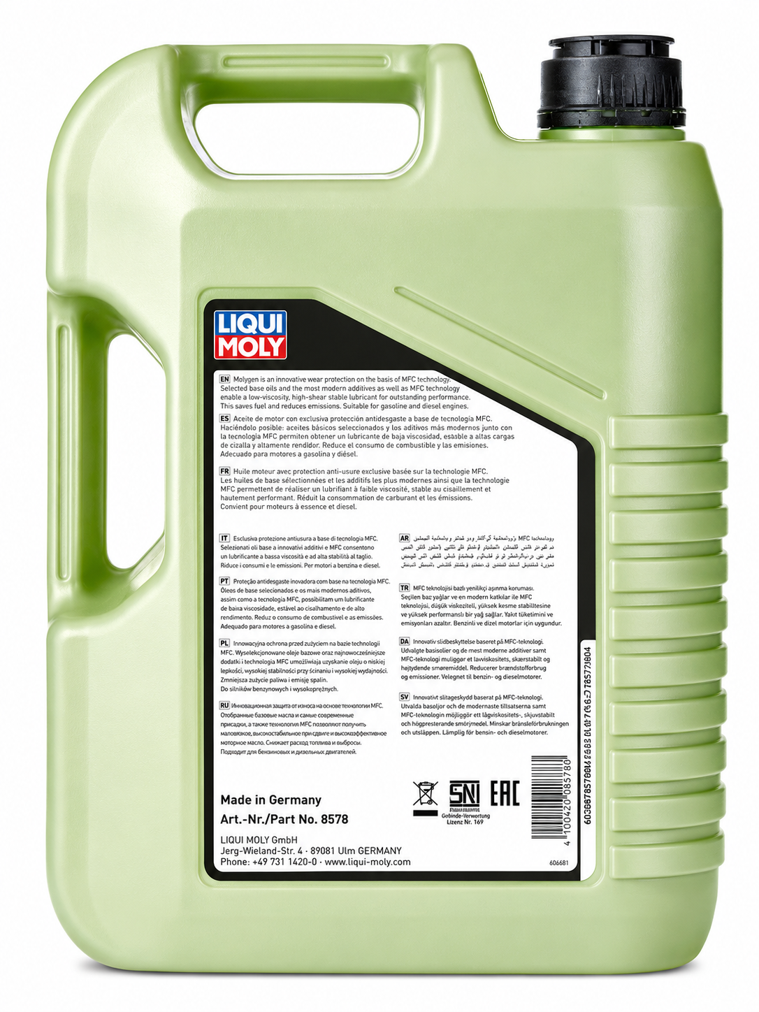 Molygen New Generation 5W-40 | 4L - Image 2