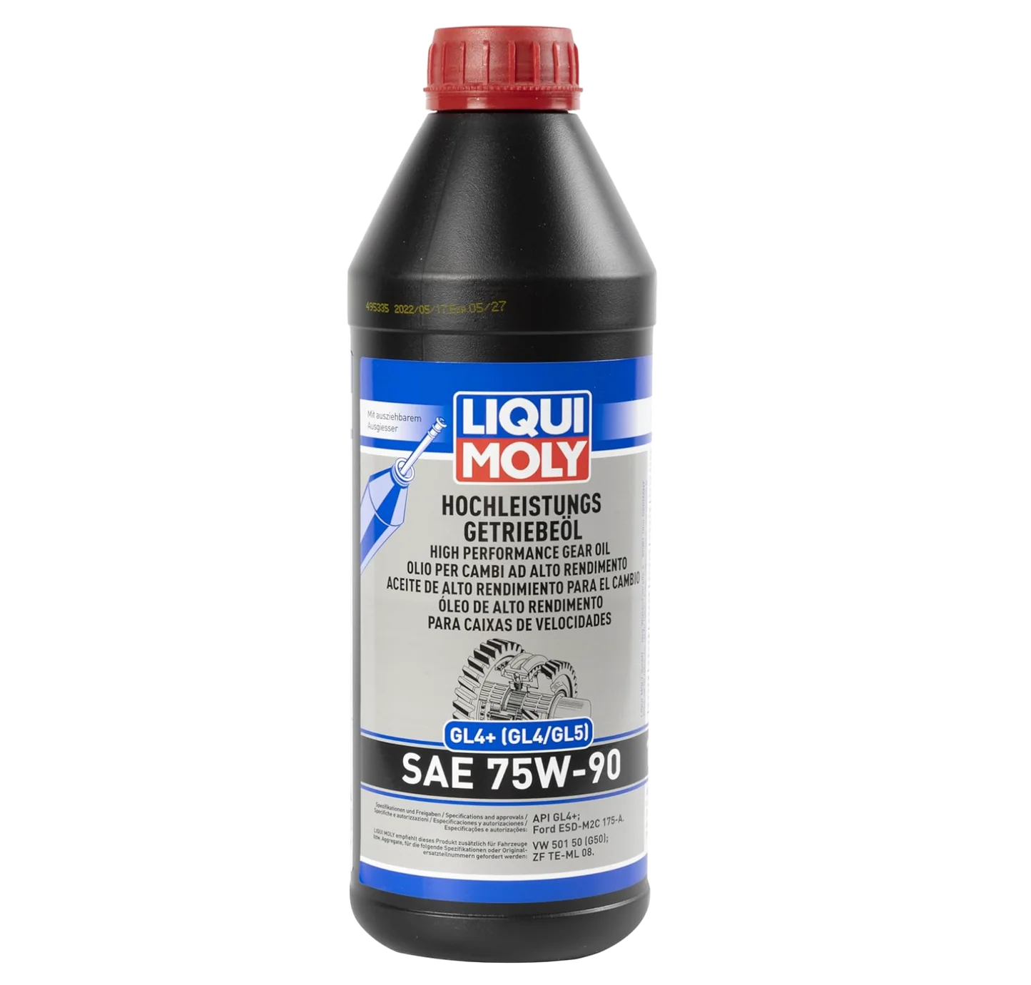 High Performance Gear Oil (GL4+) SAE 75W-90 | 1L